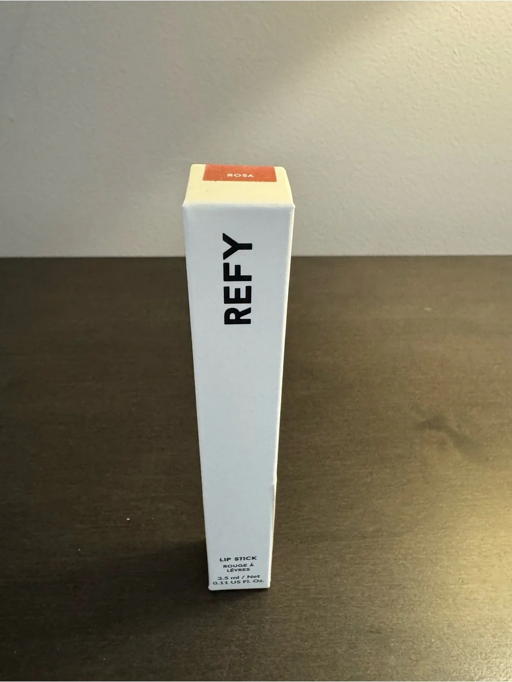 REFY Lip Stick Rosa 3.5 ml .11 oz Full Size NIB Sealed